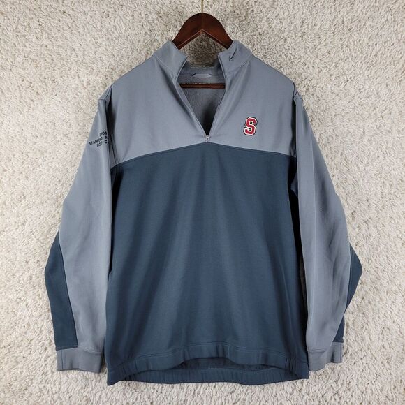 Nike Golf ThermaFit Shirt Adult Medium Gray 1/4 Zip Long Sleeve 2009 All Star‎ - Picture 1 of 11